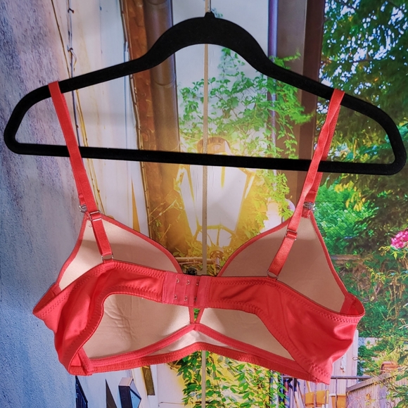 Pretty Coral Bra - Plus Size - Picture 5 of 6